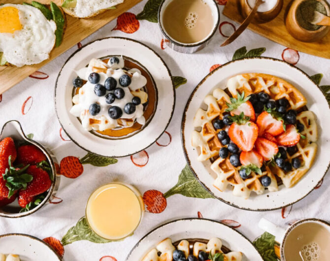strawberry-waffle